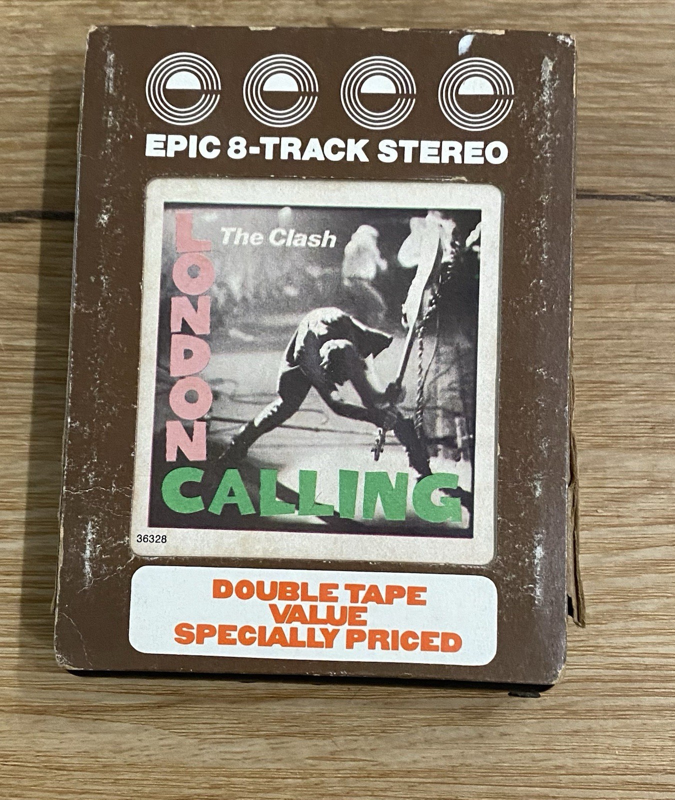 RARE Punk KBD 8 Track Cartridge THE CLASH London Calling BOX VG+*