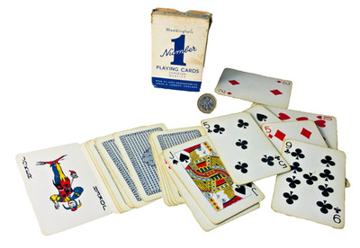 Spielkarten Waddingtons Nummer 1 Vintage ra