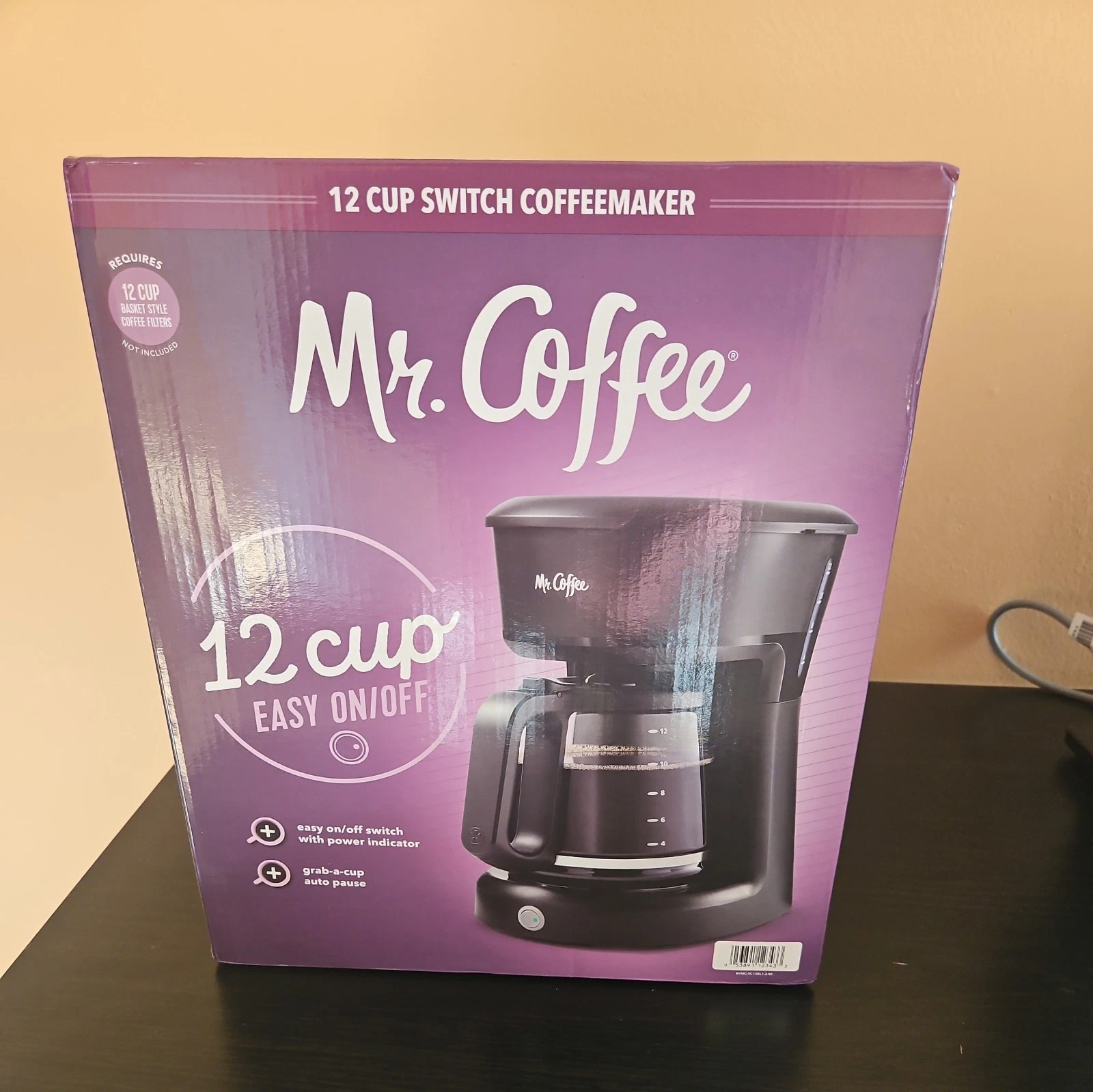 Mr. Coffee 12-Cup Coffee Maker Coffee Maker Countertop, New in Box