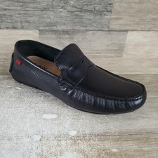 Marc Joseph New York Monaco Men Loafers Sz 10 Black Napa Upper Leather Round Toe