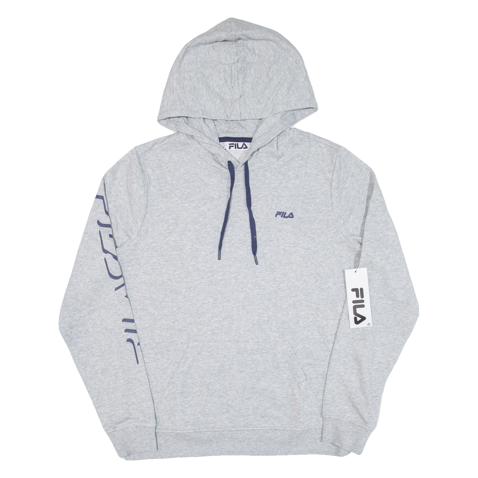 Felpa con cappuccio FILA donna grigia UK 14