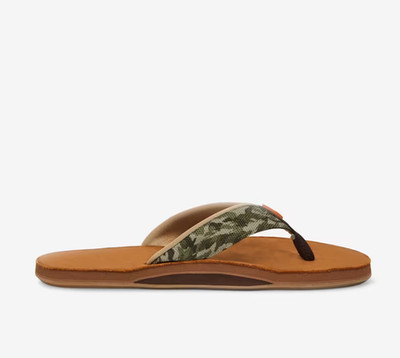 Hari Mari Scout Sandal Men's Leather Memory Foam Comfort Flip Flops