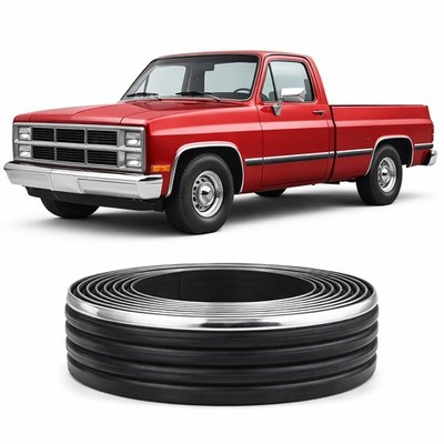Body Side Molding Chrome Trim - Replacement Automotive 2.5'' Tape-On Protectiv...