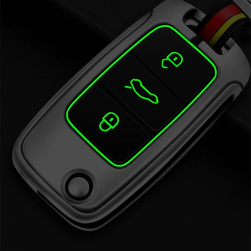 Aleación de Zinc Coche Control Remoto Llavero Cubierta Estuche Soporte Para VW Volkswagen GTi Golf Jetta Foto 4 de 4