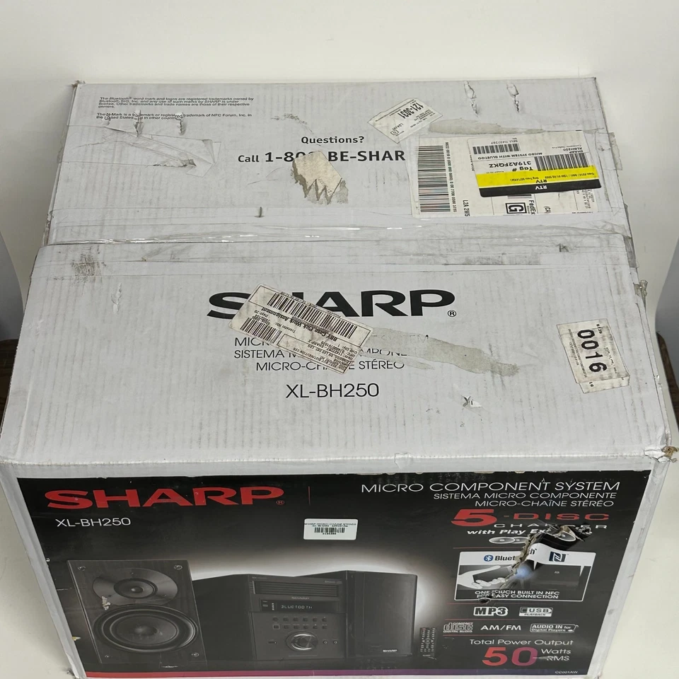 Sharp XL-BH250(GL) Micro Stereo System — New in Box - Image 3 of 4