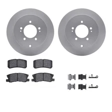 For Mitsubishi Lancer 09-15 R1 Concepts Rear Brake Kit w Ceramic Pads