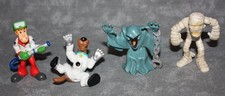 Lot of 4 Scooby Doo Mystery Mates Mummy Phantom Space Scooby Doo Shaggy Figures