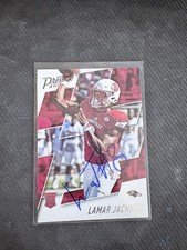 2018 Panini Prestige - Lamar Jackson #279 Game Autograph Rookie Card. rookie card picture