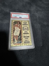 PSA 7 2022 Contenders Optic Kawhi Leonard Gold Vinyl One Of One Season Ticket