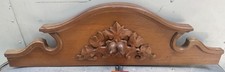 Atq Carved 3D Walnuts Walnut Wood Pediment Salvage Mantel Header 47 1/8&rdquo; L ong