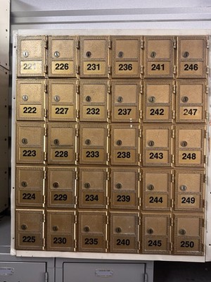 30 Door Mail Box / PO Boxes Rear Loaders ALL Keys SHIPPING INCLUDED