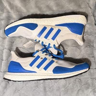 Adidas Ultraboost DNA x Lego Cloud White Shock Blue Men's Size 11.5 H67952