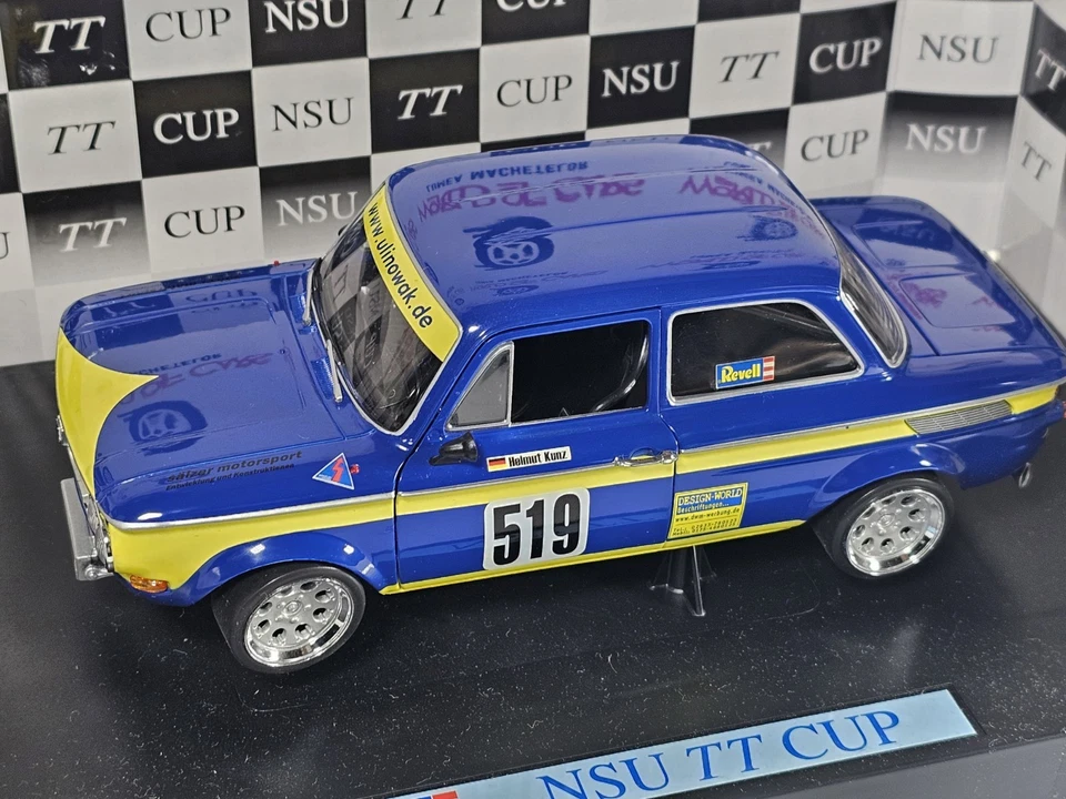 Revell 1:18 NSU TT CUP #519 Rally Ride edición limitada 2500 piezas en todo el mundo Foto 2 de 4