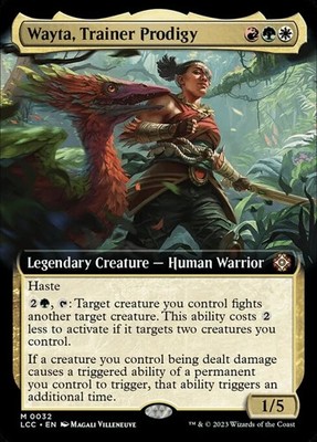 Wayta, Trainer Prodigy - Extended Art LCC NM MTG