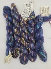 Lot Of 5 Hanks Classic Elite Yarns Applause Mohair/Rayon/Silk/Wool 1865 Purple