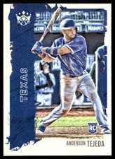 2021 Panini Diamond Kings Blue Anderson Tejeda Rookie Texas Rangers #154