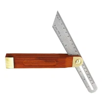 Woodworking T Bevel Horizontal Sliding Adjustable Angle Ruler Measurement Tool d