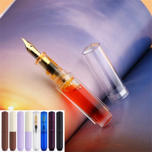 Mini Pocket Fountain Pen, Large Capacity Eyedropper,  Fine & Extra Fine, Moonman - product listing photo