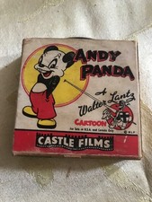 Vintage Andy Panda  Andy  s Garden  16mm Cartoon Film Reel by Castle Films, EC 