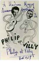 Autographs No. 90 Philip And Villy CPSM