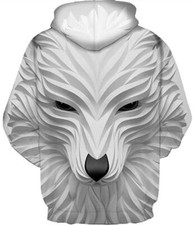 Long Sleeve Hoodies Men Casual Pullovers Hooded Animal 3D Printed Streetwear Boy