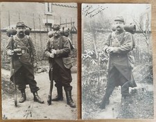 2 cartes photos Colombophile Guerre 1914-18 Savy-Berlette Pas-de-Calais 62, CPA.