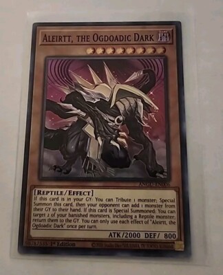 Yugioh - Aleirtt, The Ogdoadic Dark (Super Rare) (1st Edition) - ANGU-EN006