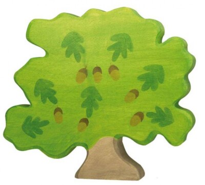 Holztiger 80225 Eiche Holzfigur bemalt