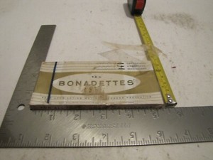 VINTAGE BONADETTES FAST LONG LASTING MOTION SICKNESS PREVENTIVE EMPTY BOX