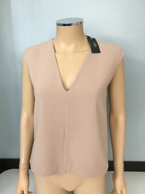 Tibi Damen ärmelloses Top, Shirt, UK 4, NEU neu mit Etikett