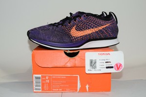 nike flyknit racer purple