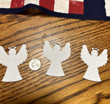15 Die Cut Angel White Punches Paper Punchies New Die Cuts
