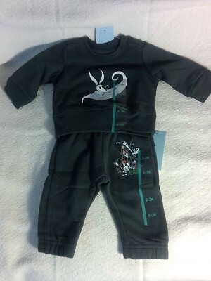 Infant Baby Outfit Nightmare Before Christmas Zero dog Sweatshirt Pants set 