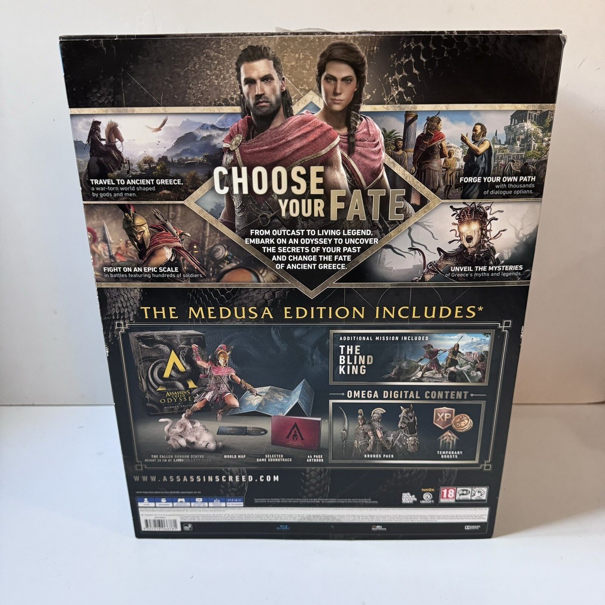 Assassins Creed Odyssey Medusa Edition NO GAME DISC (PS4 Version