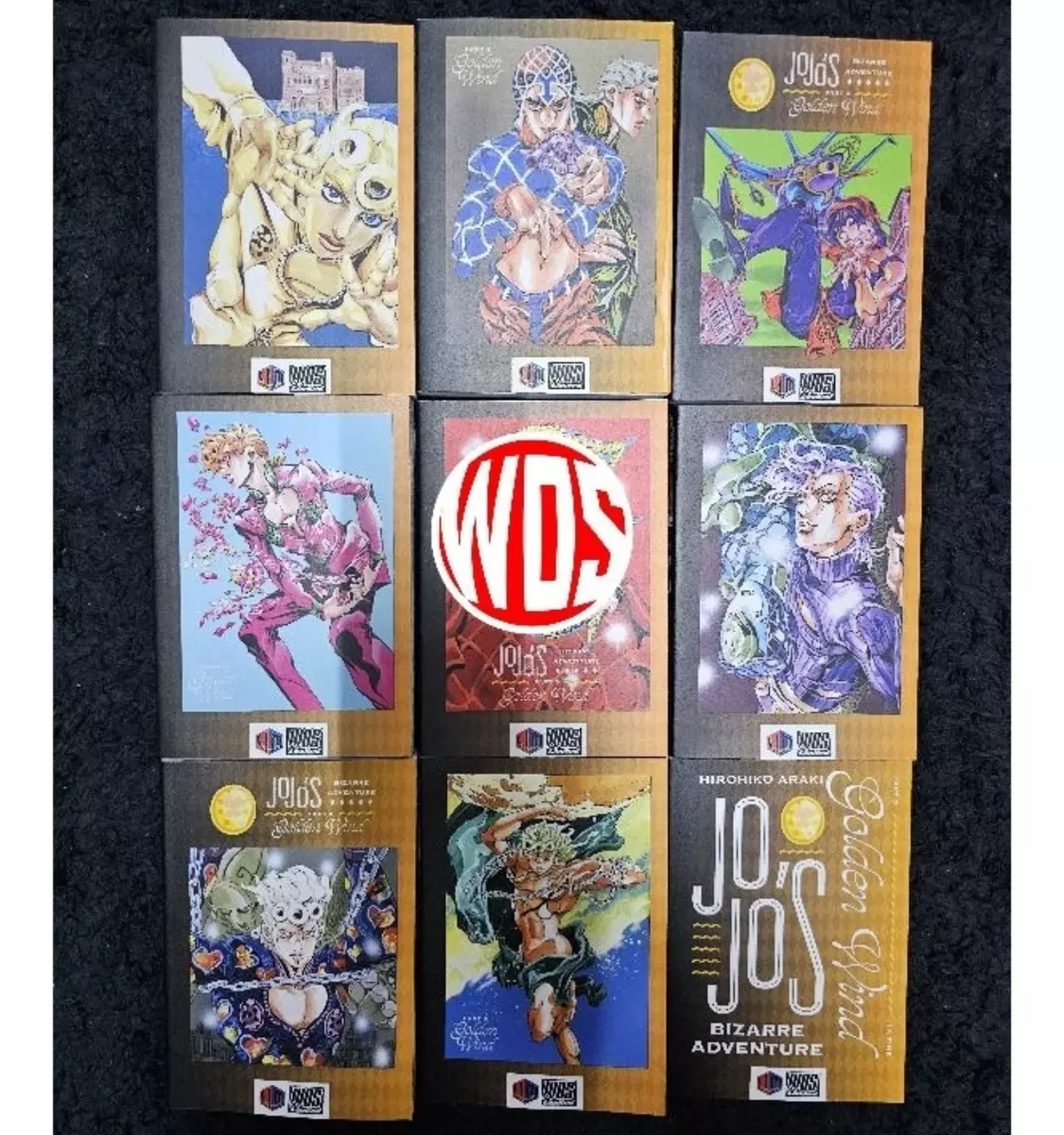 JoJo's Bizarre Adventure Comic Manga 30-39 Volumes Part 5 Set W/Bonus Post  Card