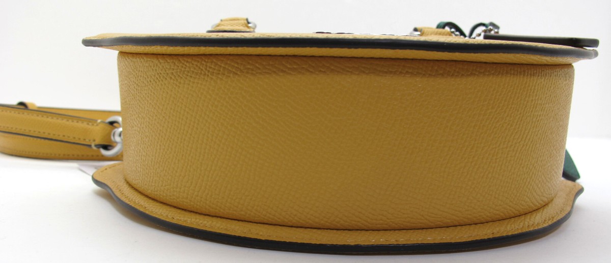 COACH Crossgrain Leather Lemon Shape Crossbody/Satchel Bag