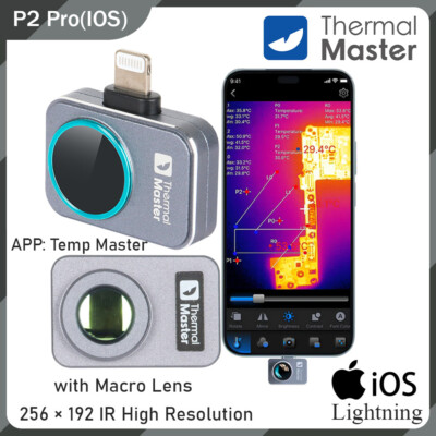 Thermal Master P2 Pro Wärmebildkamera für iPhone mit Makro Objektiv (nicht USB)