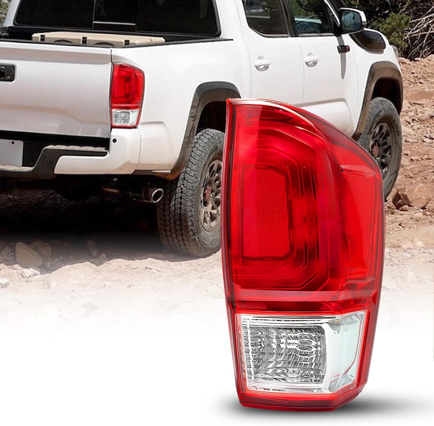 Passenger Side Rear Tail Brake Light Lamp For Toyota Tacoma Pickup 2016-2021