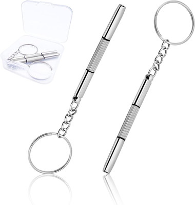 Brillenschraubendreher, 3 in 1 Mini Schraubendreher Schlüsselbund, Precision Scr