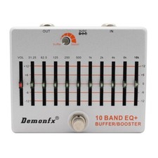 Demon FX 10 BAND EQ  Buffer or Boost Adjust Option Fast US Ship
