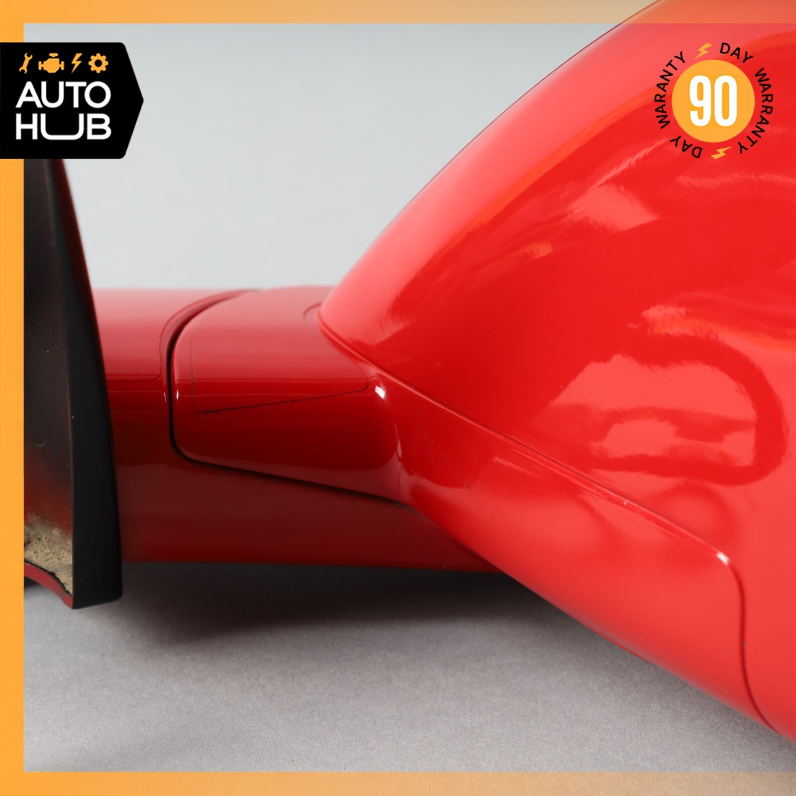 11-16 Ferrari FF F151 Right Passenger Side Rear View Door Mirror Red OEM 40k