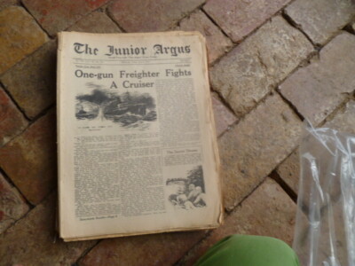 VINTAGE  NEWSPAPER THE JUNIOR ARGUS JUNE 4,1937