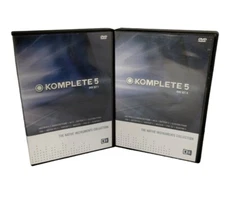Komplete 5 DVD SET I & II Native Instruments Collection 5 disc set Replacement 