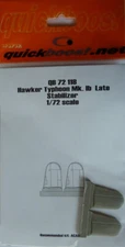 Quickboost 1/72 72118 Typhoon Mk.Ib Late Stabilizers (Academy)