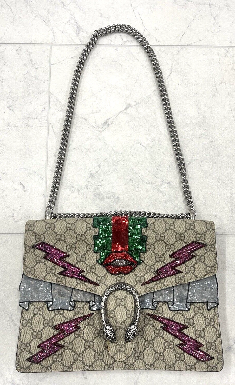 Sac à bandoulière Gucci Dionysus Glitter GG