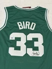 Larry Bird Signed Boston Celtics NBA Basketball Jersey COA