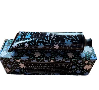 FinchBerry Shea Butter Hand Cream Fresh & Clean  Fluffy Cotton 4oz