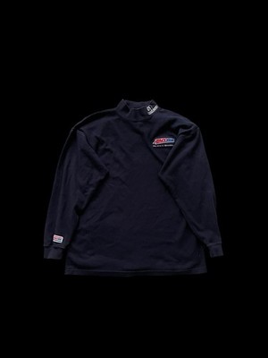 VTG AMSOIL Long Sleeve Shirt Size XL NAVY Synthetic Motor Oil Turtlenec