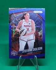 2025 Panini Prizm WNBA Blue Velocity Stefanie Dolson Washington Mystics