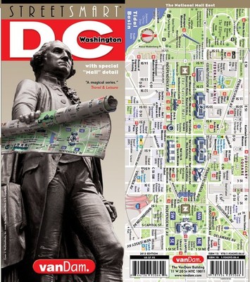 StreetSmart Washington DC by VanDam -- Laminated City Street pocket map with...